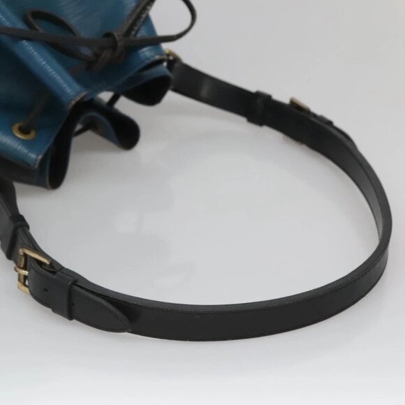 LOUIS VUITTON Epi Petit Noe Shoulder Bag Bicolor Black Blue M44152 Auth 116467 - Picture 8 of 15